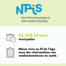 NPIS : 11e congrès scientifiques sur les interventions non médicamenteuses