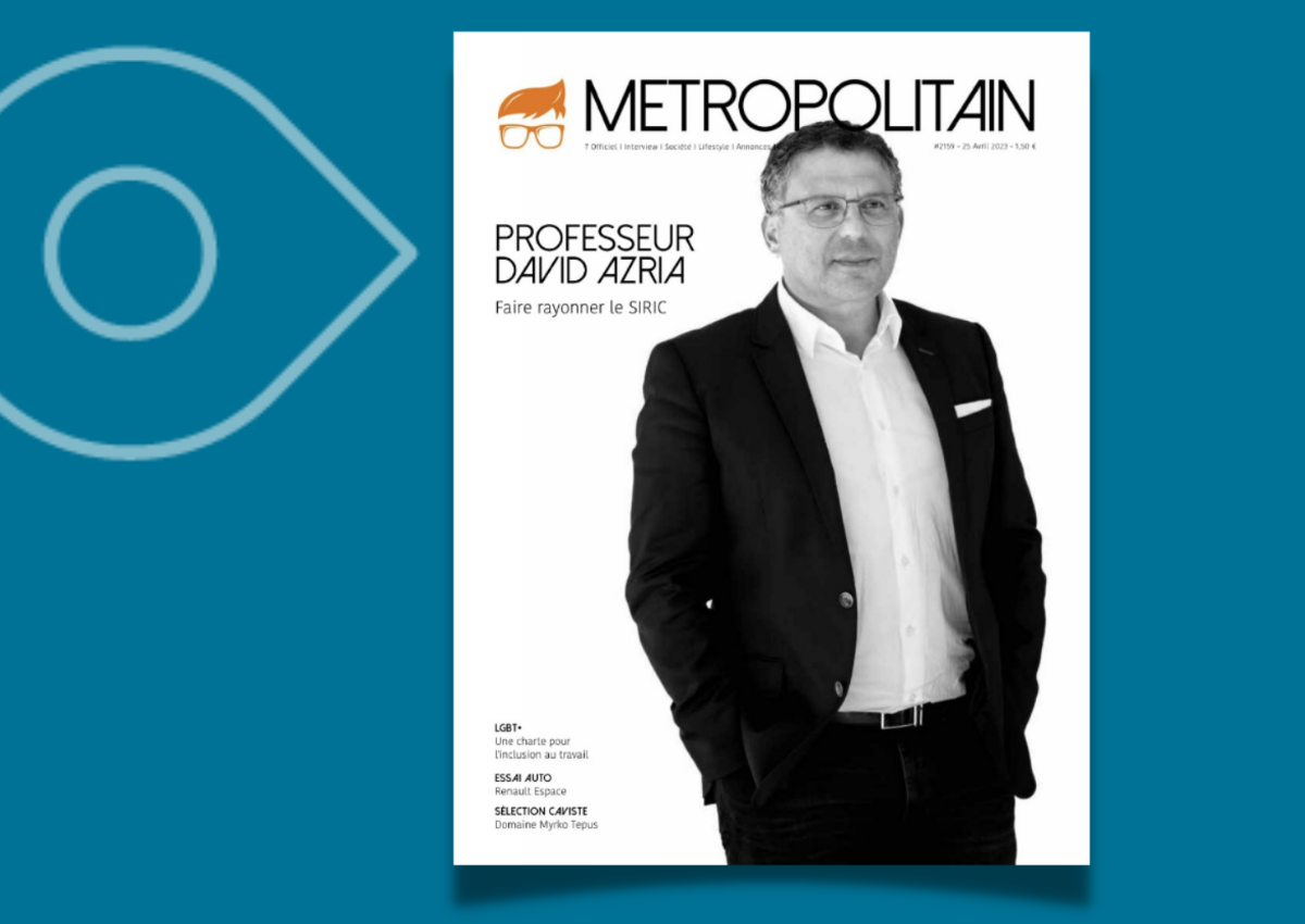 David Azria à la Une du Métropolitain de Montpellier