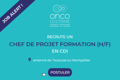 Onco-Occitanie recrute un chef de projet formation (h/f) en CDI