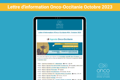La lettre d’information d’Onco-Occitanie / octobre 2023