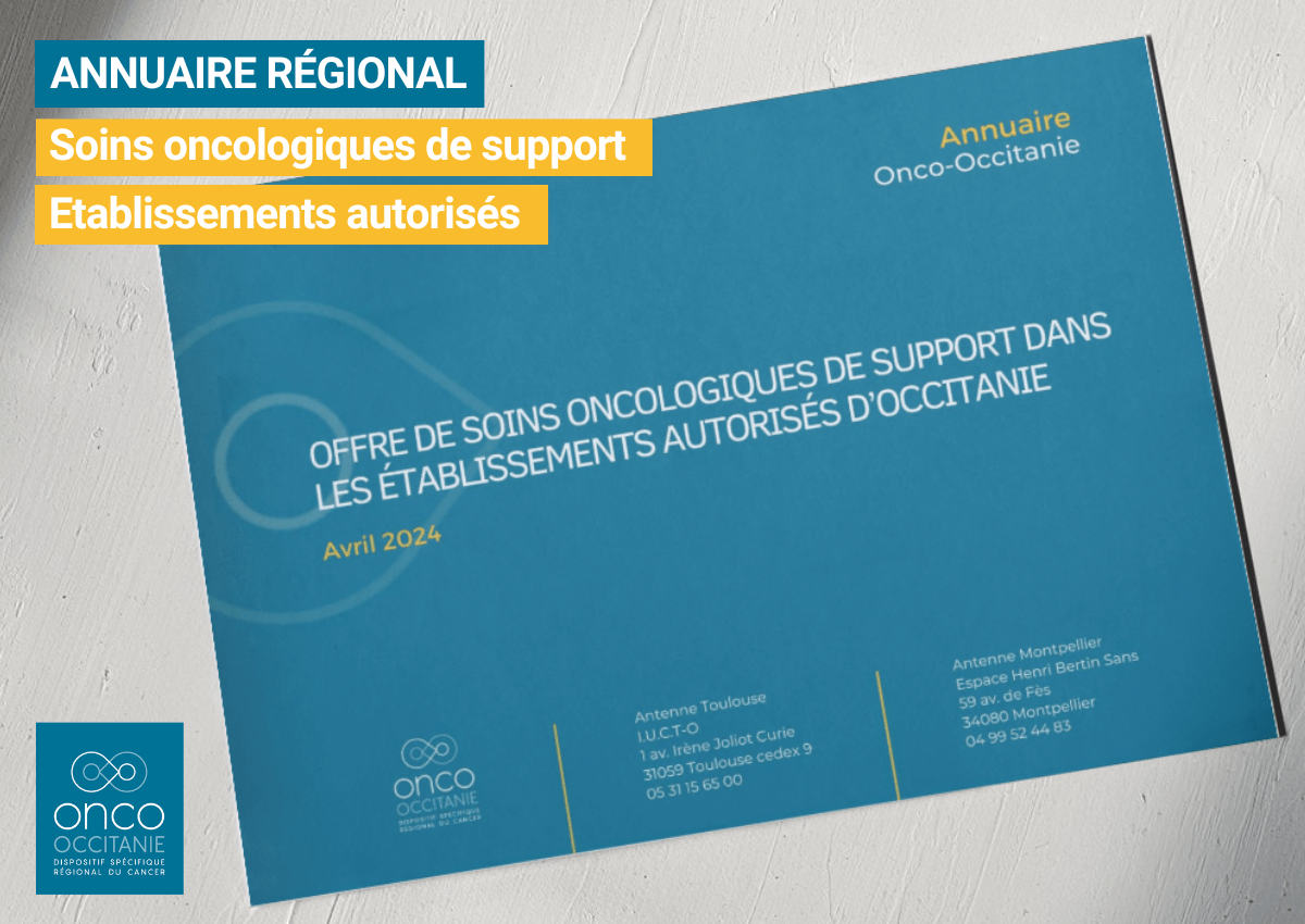 Mise à jour de l’annuaire : dispositif « Soins Oncologique de Support » en Occitanie
