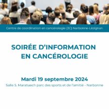 Soirée d’information en cancérologie