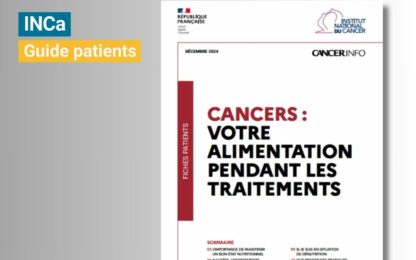 Guide patients : « Cancers : votre alimentation pendant les traitements »