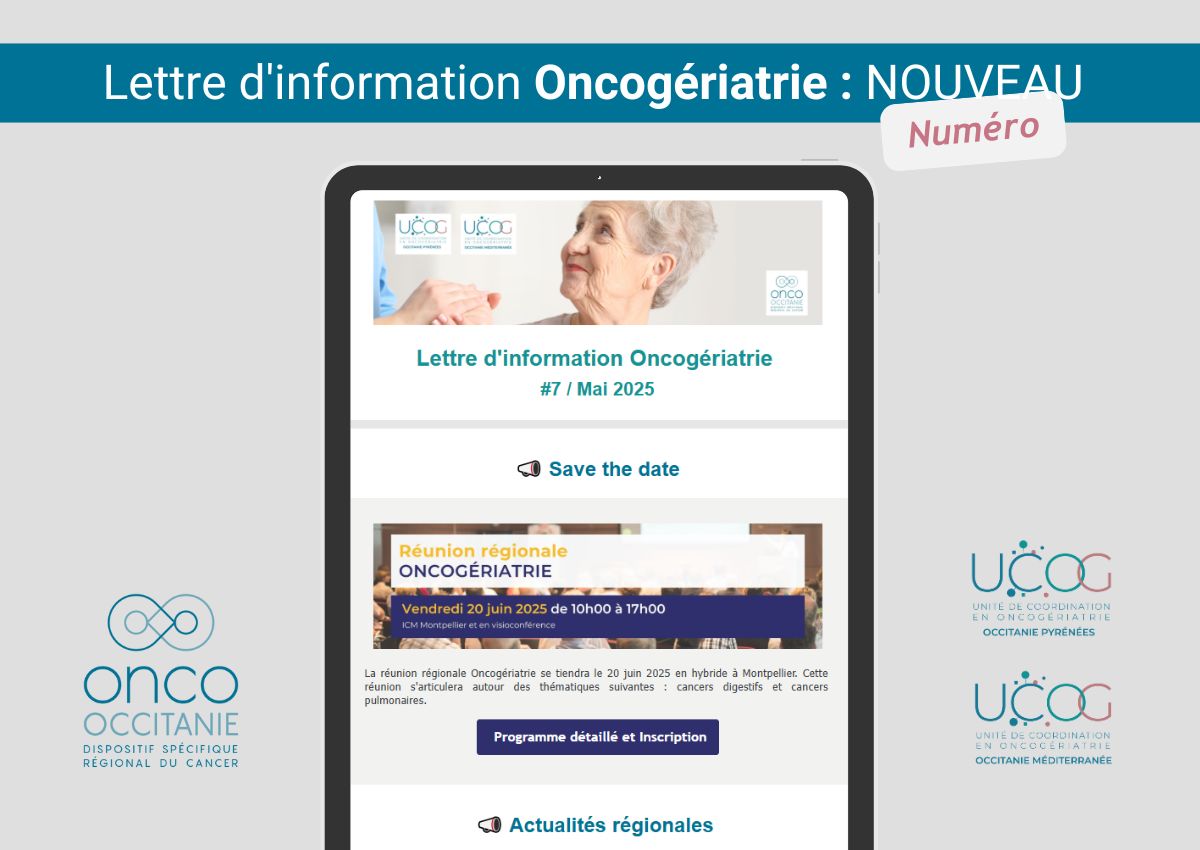 Lettre d’information Oncogériatrie Onco-Occitanie – Mai 2025