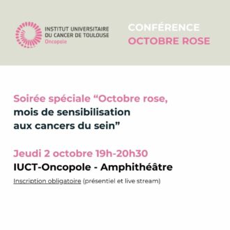 Soirée spéciale « Octobre Rose, mois de sensibilisation aux cancers du sein »
