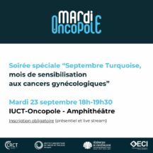 Soirée spéciale « Septembre Turquoise, mois de sensibilisation aux cancers gynécologiques » :