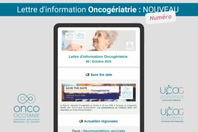 Lettre d’information Oncogériatrie #8 – Octobre 2025