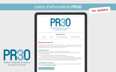 Nouveauté : 1er numéro de la lettre d&rsquo;information PR3O