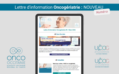 Lettre d&rsquo;information Oncogériatrie #9 – Mars 2026