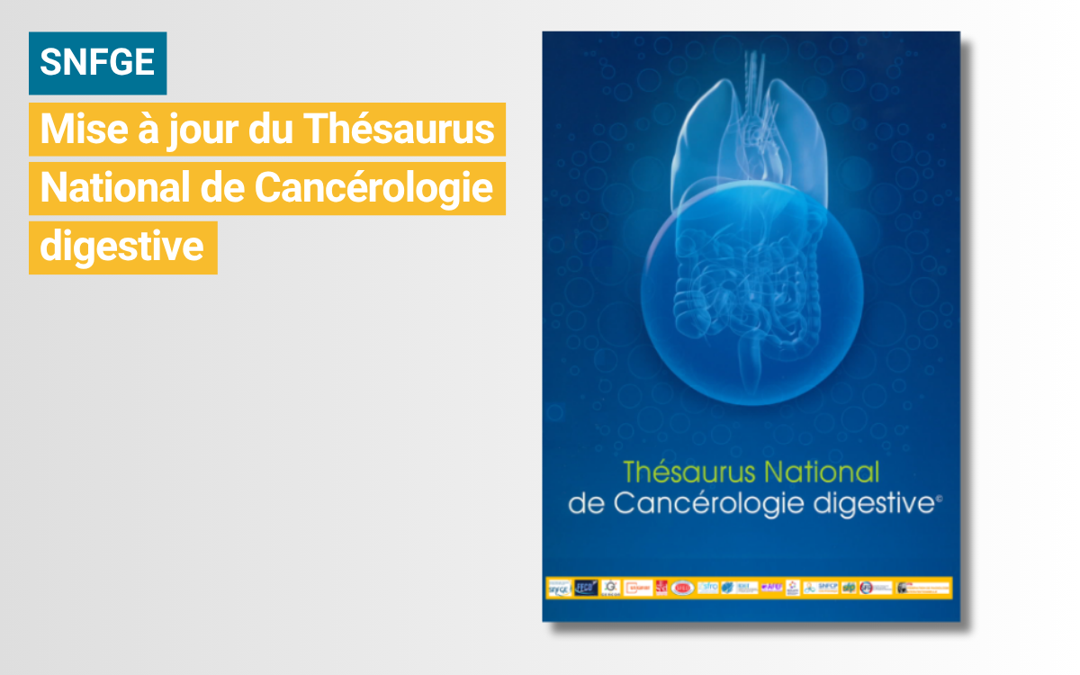 Tncd Mise à jour du Thésaurus National de Cancérologie Digestive (TNCD ...