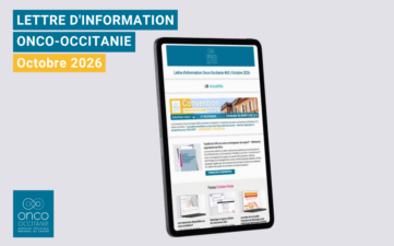 Lettre d&rsquo;information Onco-Occitanie – Octobre 2026