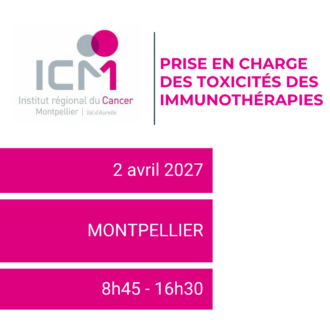 Prise en charge des toxicités des immunothérapies 2027